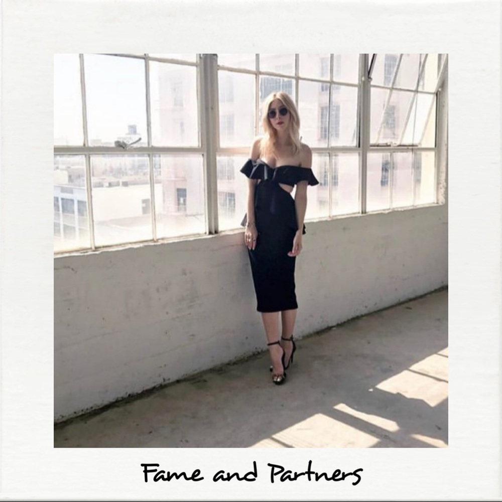Fame and Partners Firefly Cutout Dress